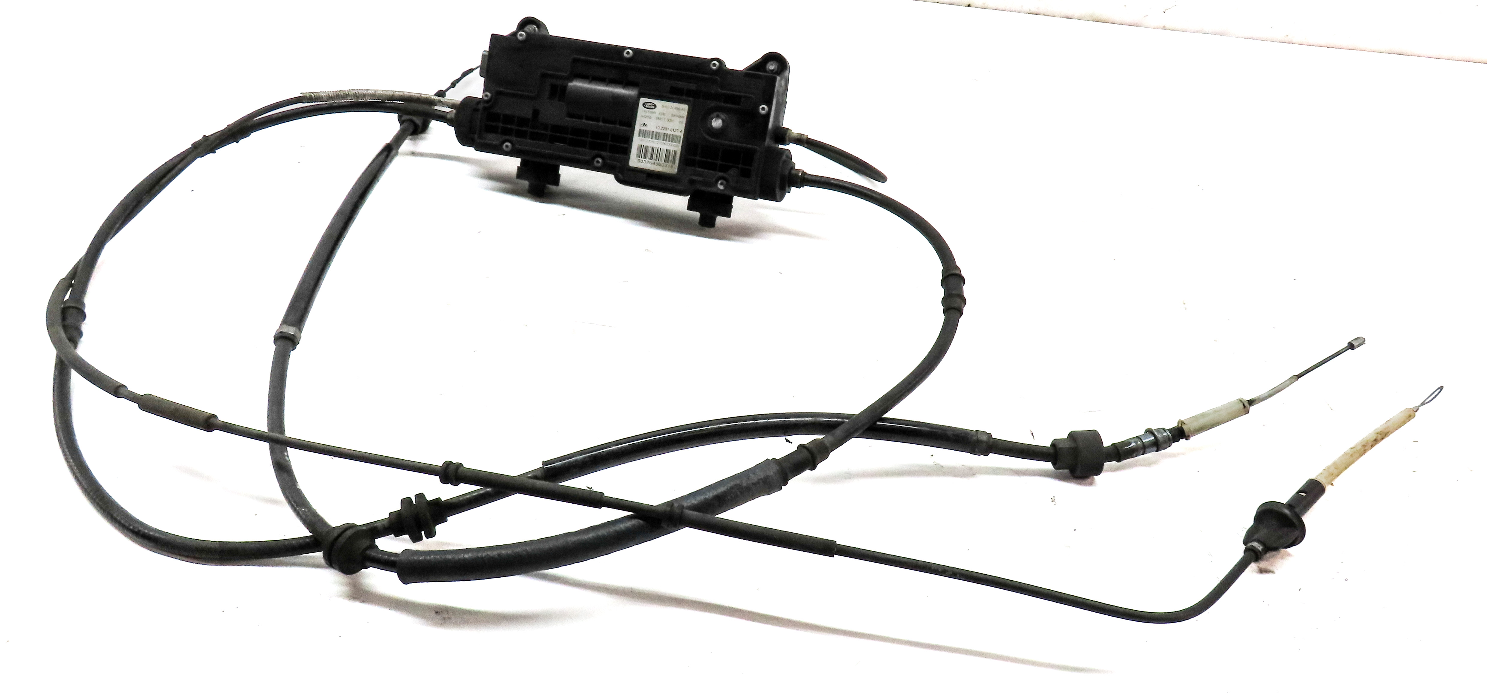 2008 LAND ROVER LR3 (L319) EMERGENCY HILL PARKING E-BRAKE ACTUATOR w/ CABLES — exact item pictured